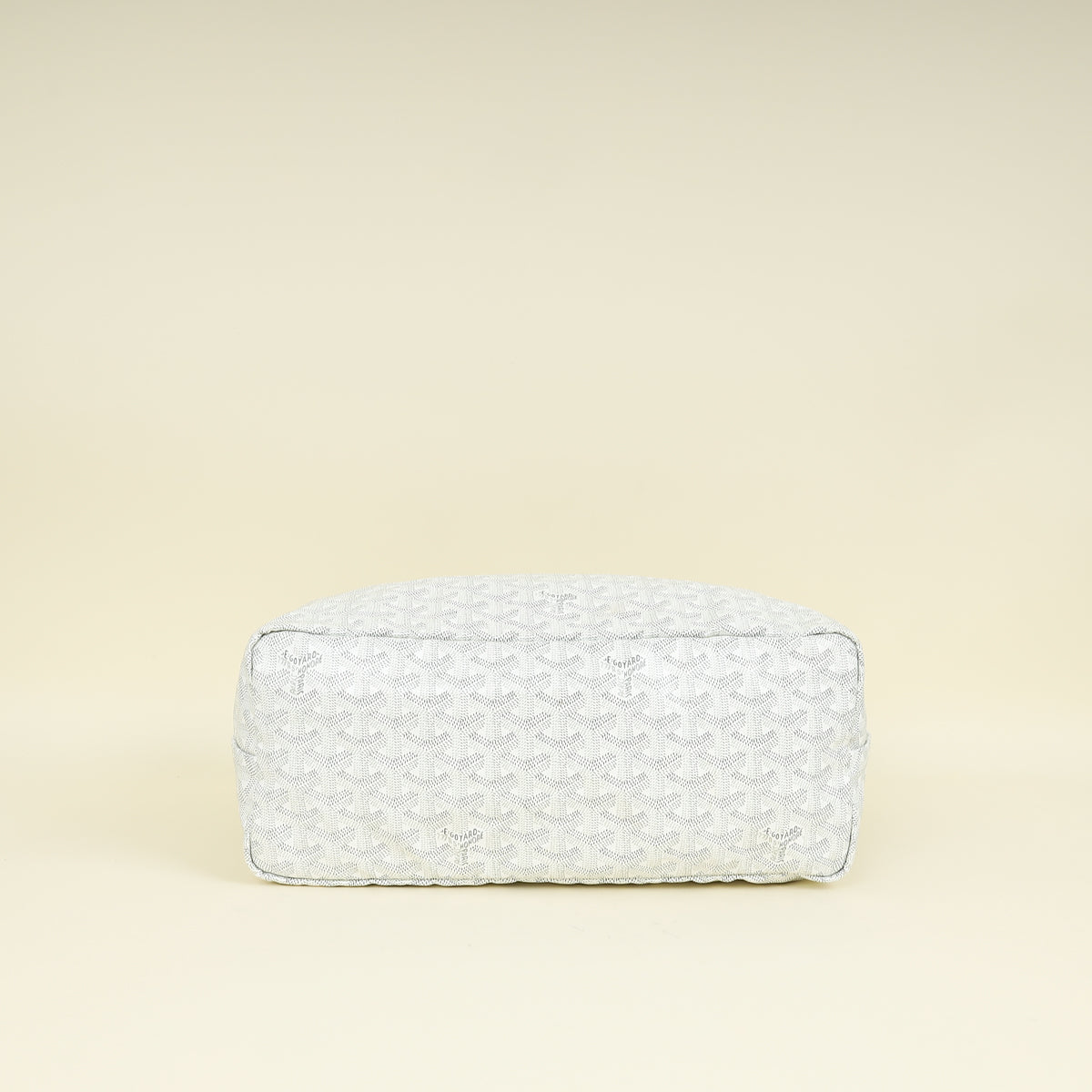 Goyard White Goyardine Saint Louis PM Bag