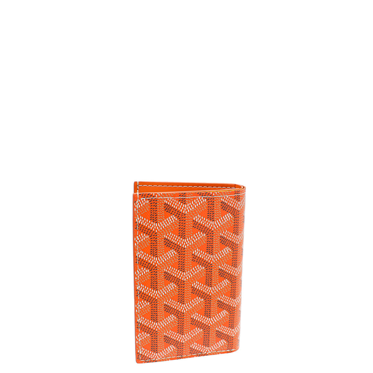 Goyard Orange Goyardine Saint Pierre Wallet