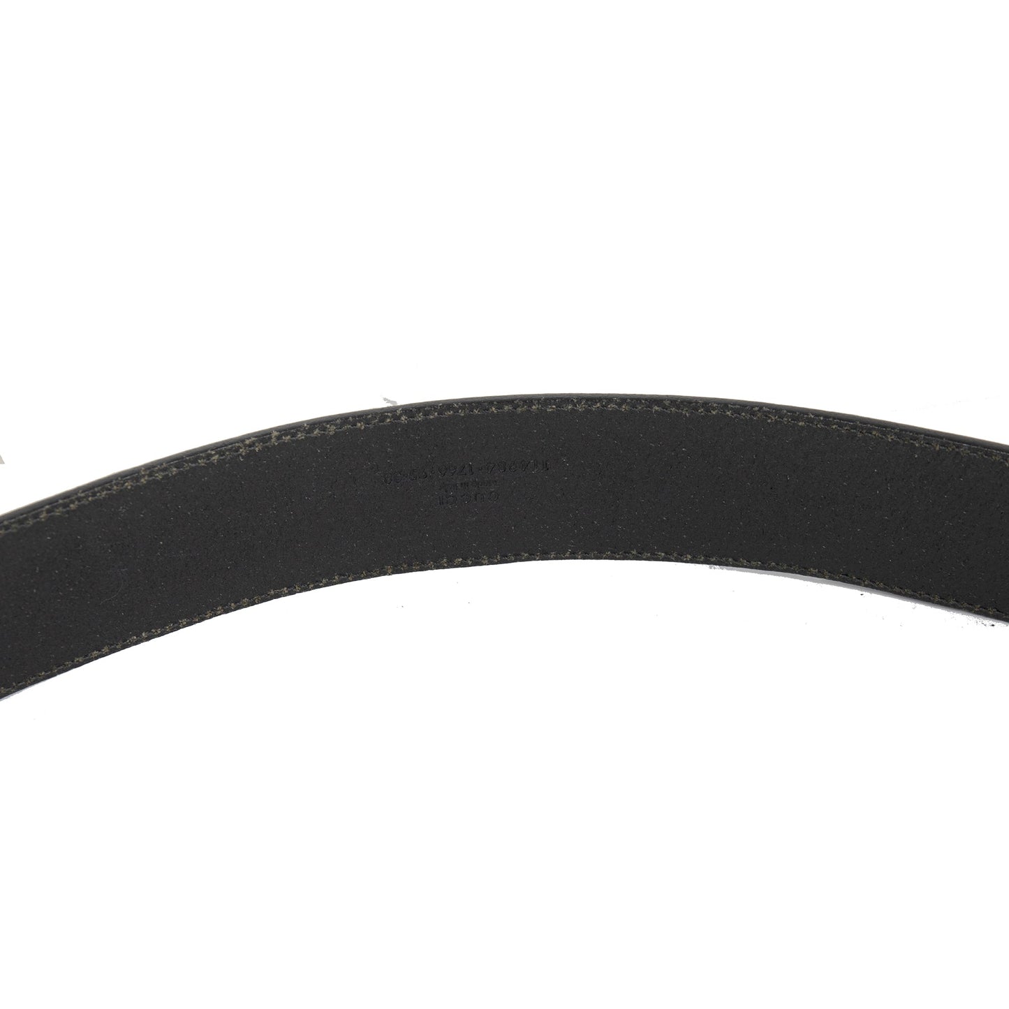 Gucci Black Leather Belt with Double G Buckle