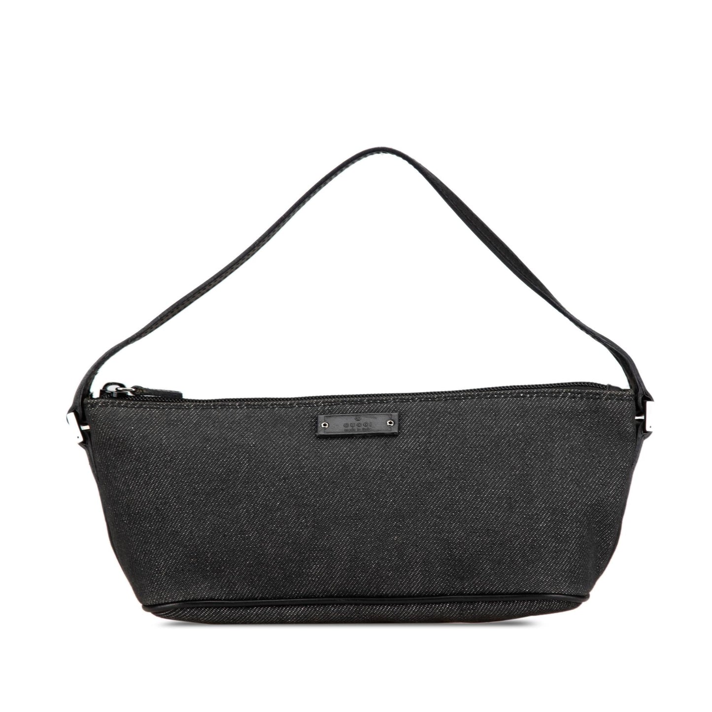 Gucci Denim Boat Shoulder Bag (SHG-WHYtiK)