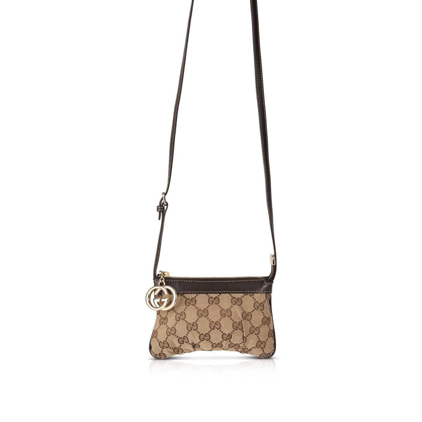 Gucci GG Canvas Charm Sling Pochette