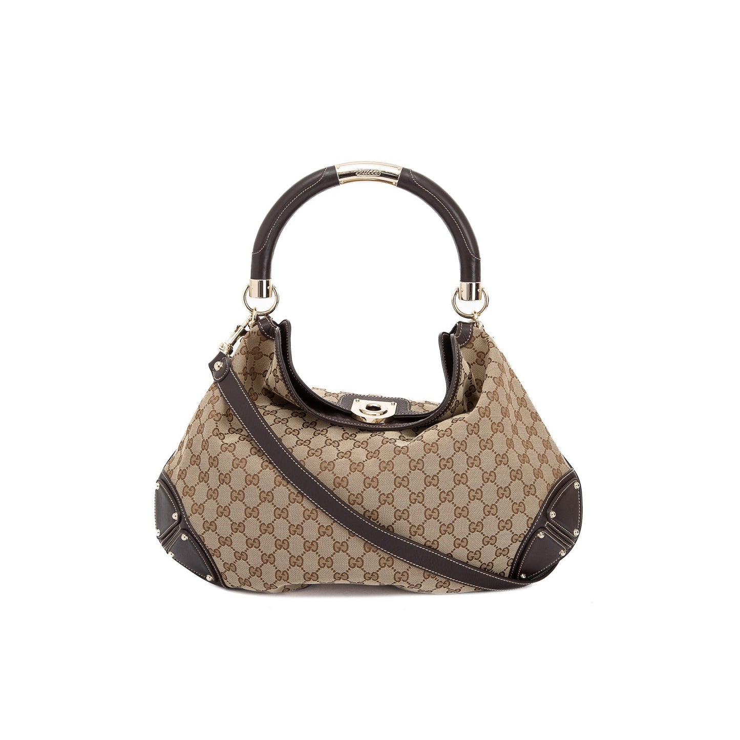 Gucci GG Canvas Large Indy Hobo