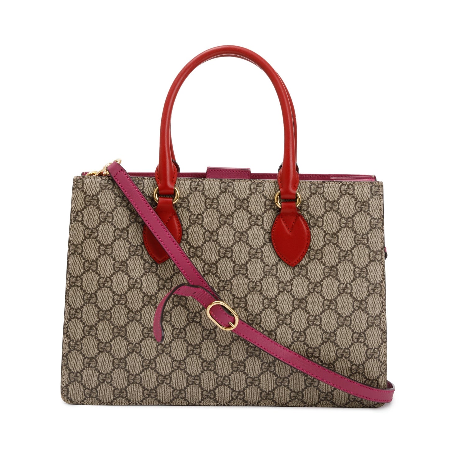 Gucci GG Supreme Convertible Handle Bag