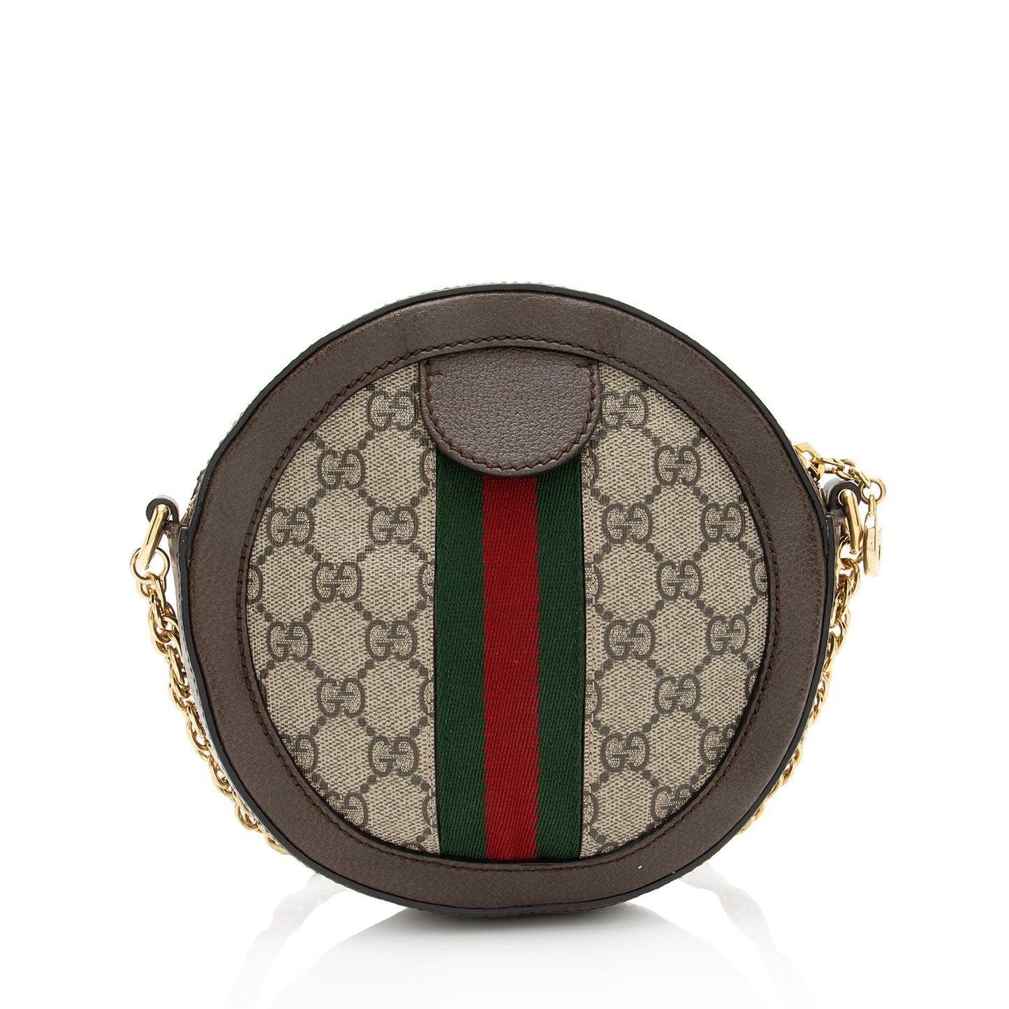 Gucci GG Supreme Ophidia Round Mini Shoulder Bag