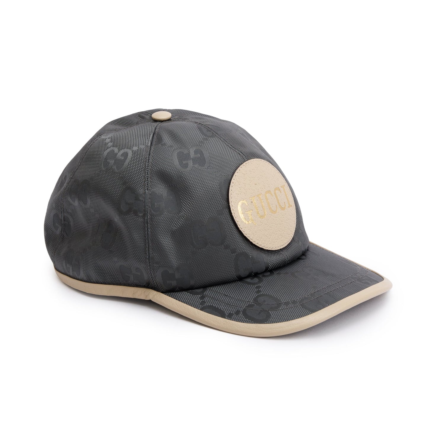 Gucci Grey GG Crystal Off The Grid Baseball Hat, Size L 59