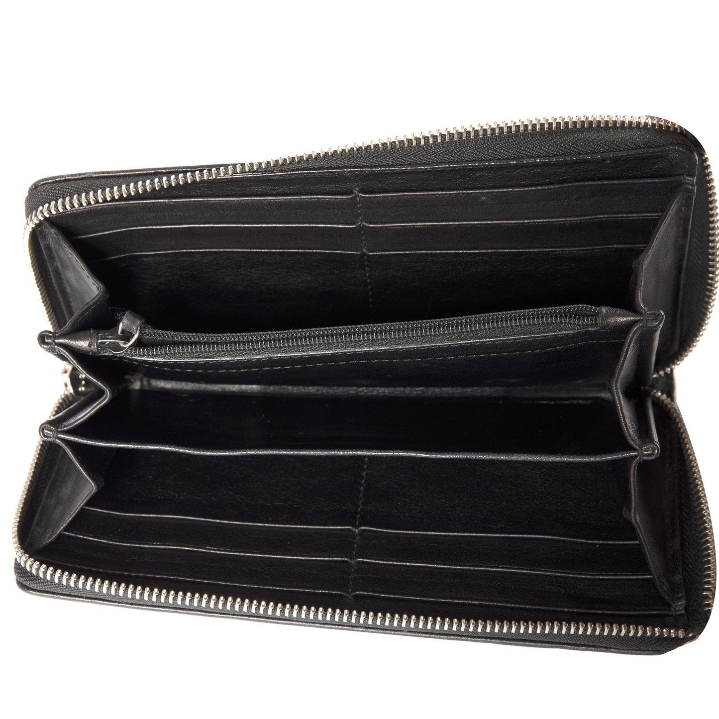 Gucci Guccissima Signature Twins Zip Around Wallet