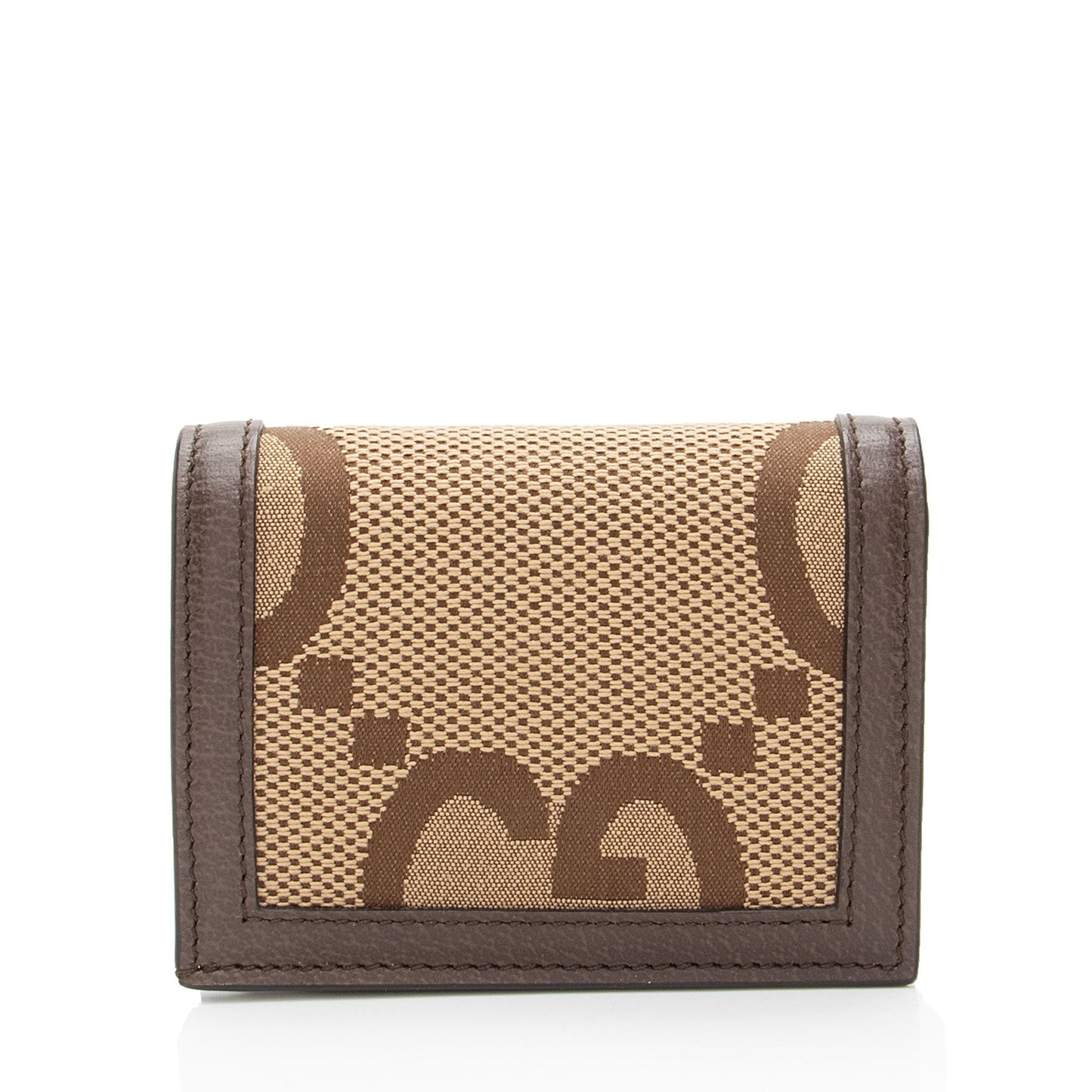 Gucci Jumbo GG Canvas Bamboo Diana Compact Wallet