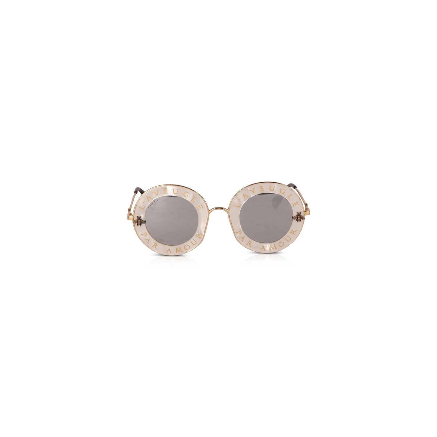 Gucci 'L'Avenugle Par Amour' Round Sunglasses