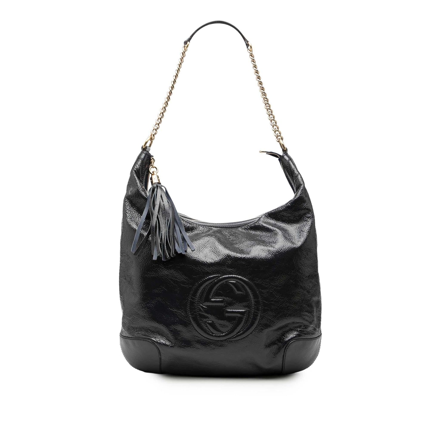 Gucci Patent Soho Shoulder Bag