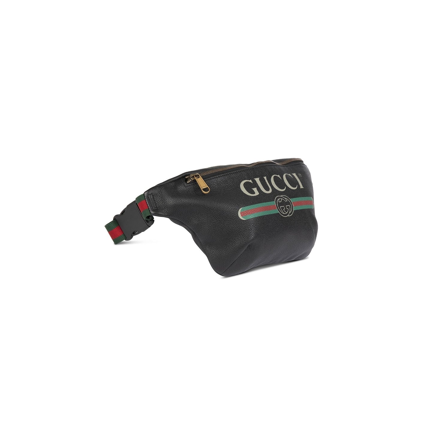 Gucci Print Leather Belt Bag