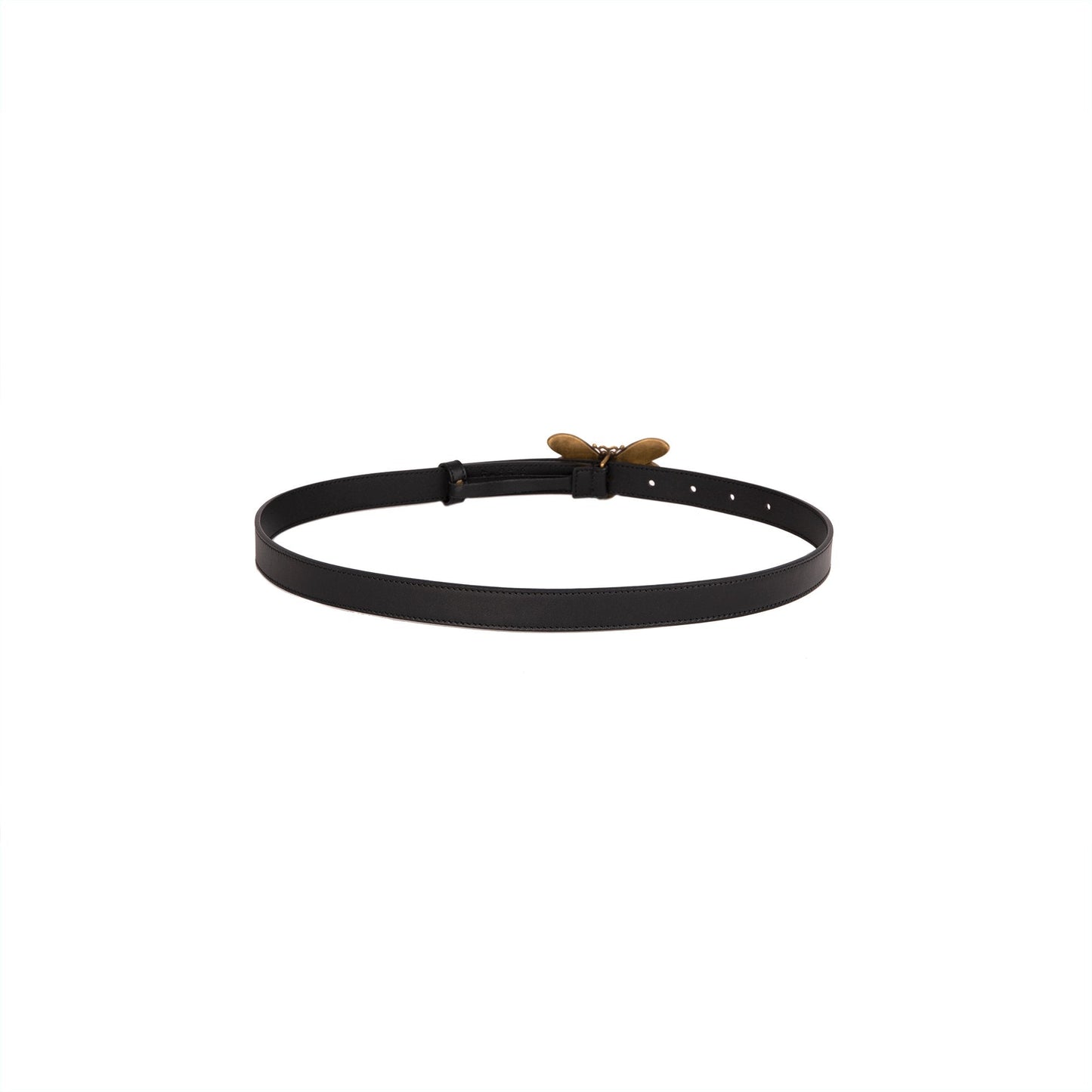 Gucci Queen Margaret Faux Pearl Accents Leather Belt