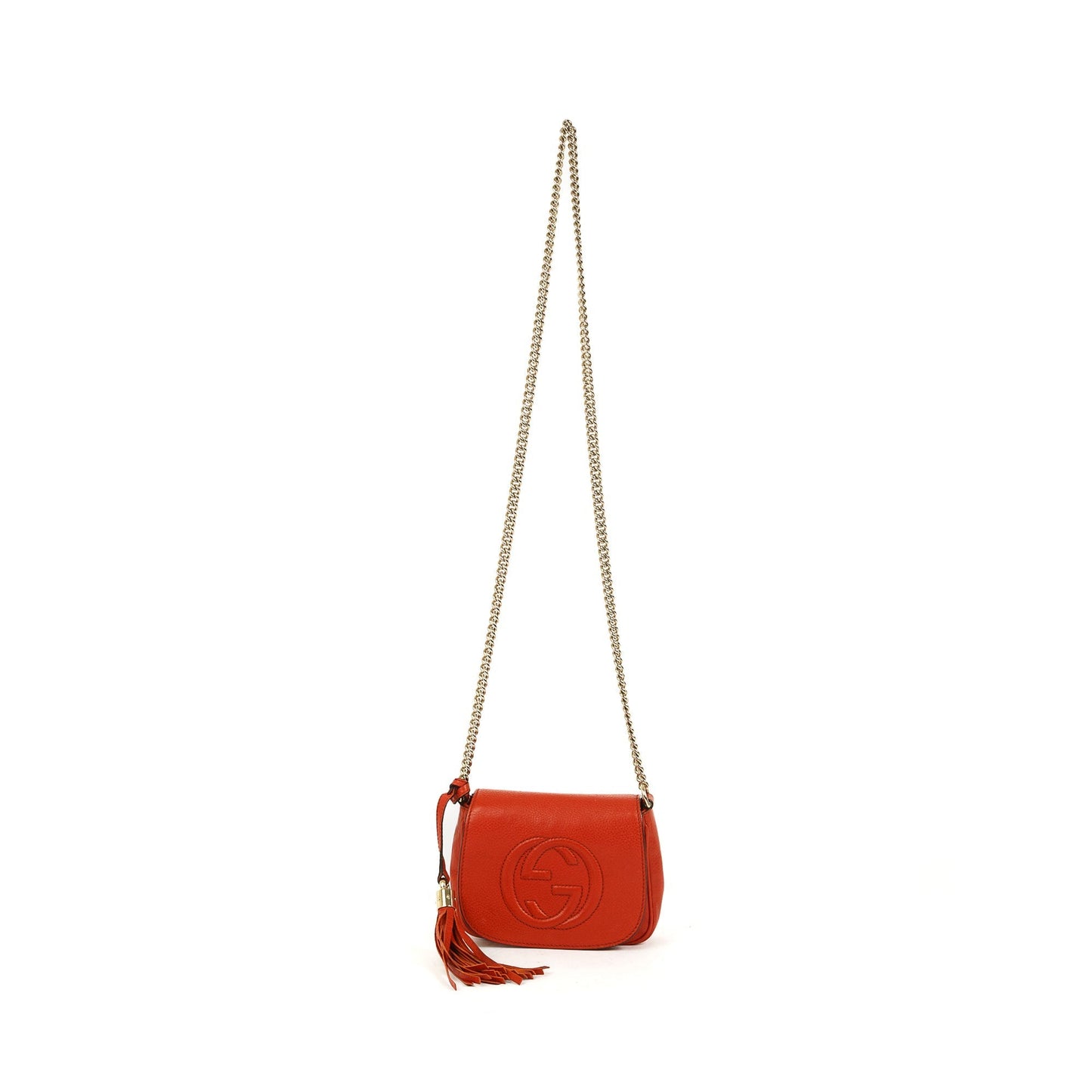 Gucci Small Soho Chain Crossbody Flap Bag