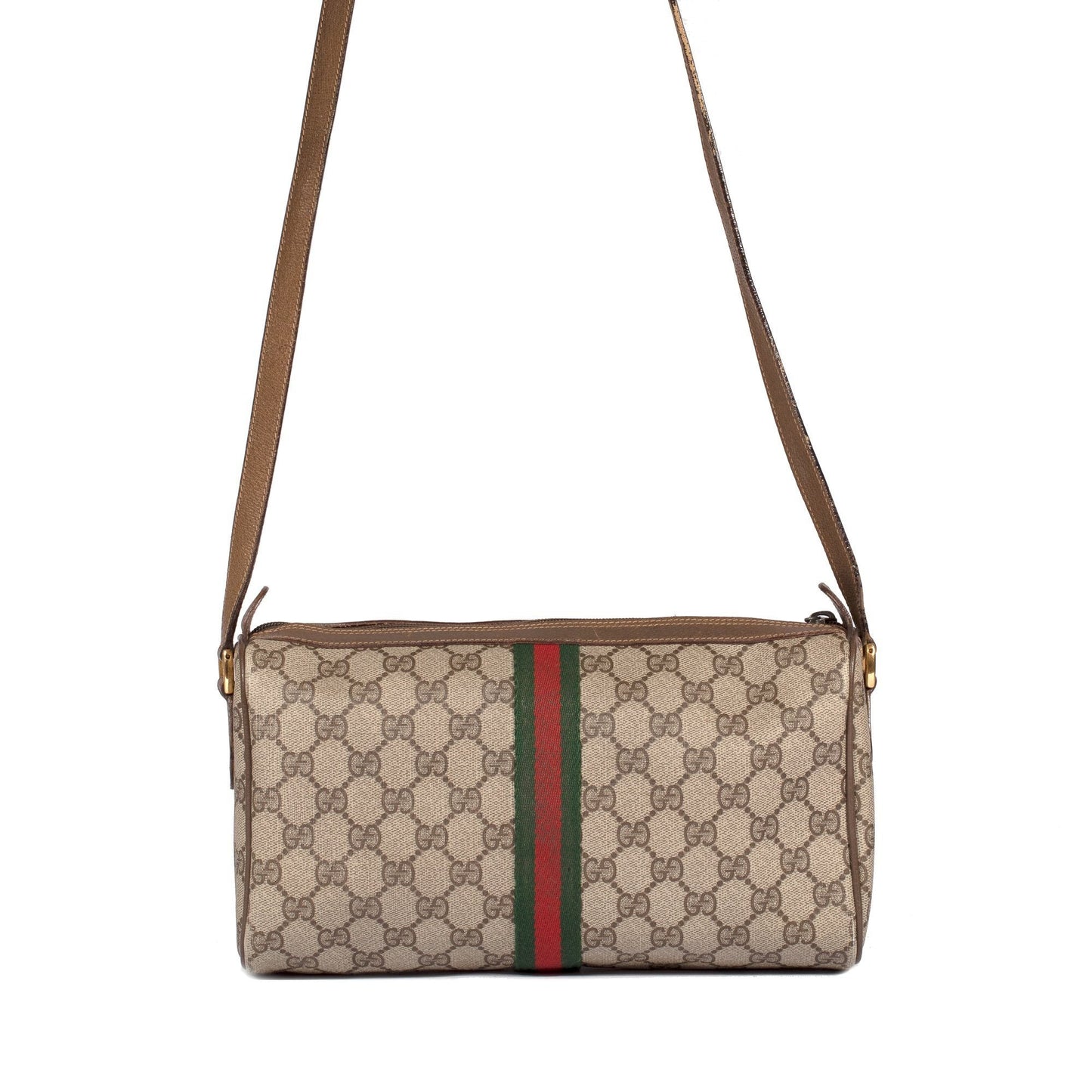 Gucci Vintage GG Web Crossbody Bag