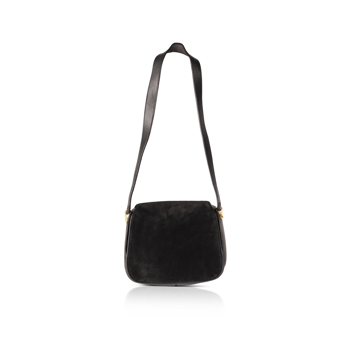 Gucci Vintage Suede Shoulder Bag