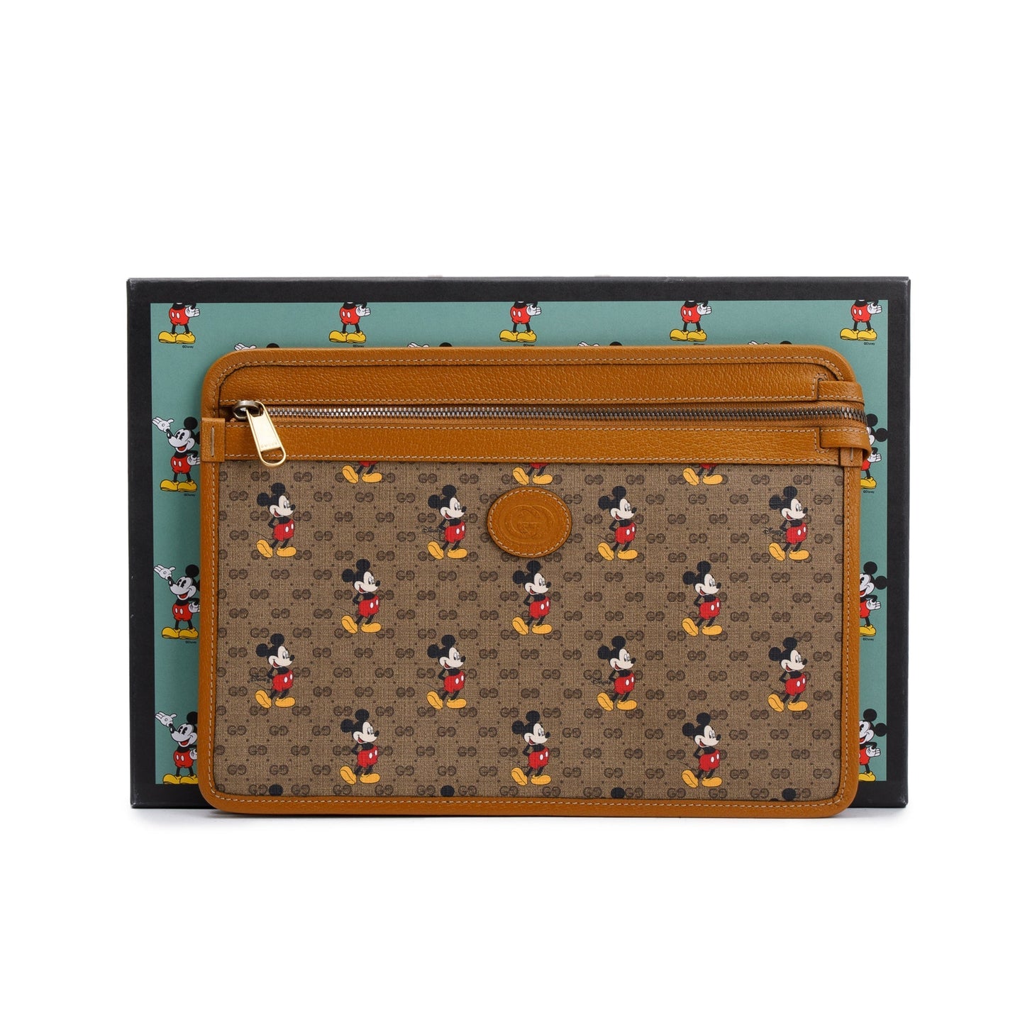 Gucci x Disney GG Supreme Mickey Mouse Pouch