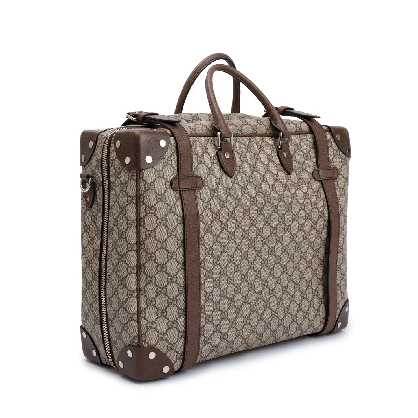 Gucci x Globe Trotter GG Supreme Briefcase