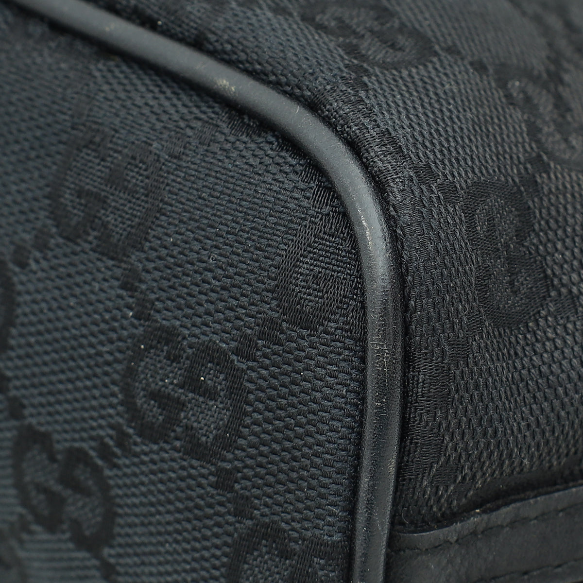 Gucci Black GG Pouch Accessories Bag