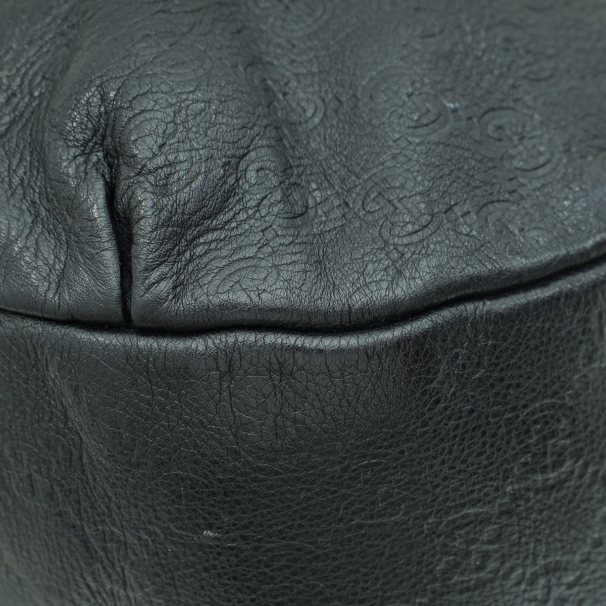 Gucci Black Guccissima New Web Large Hobo Bag