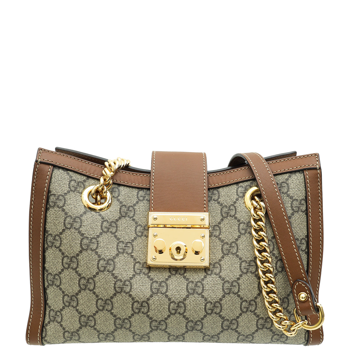 Gucci GG Supreme Padlock Tote Small Bag