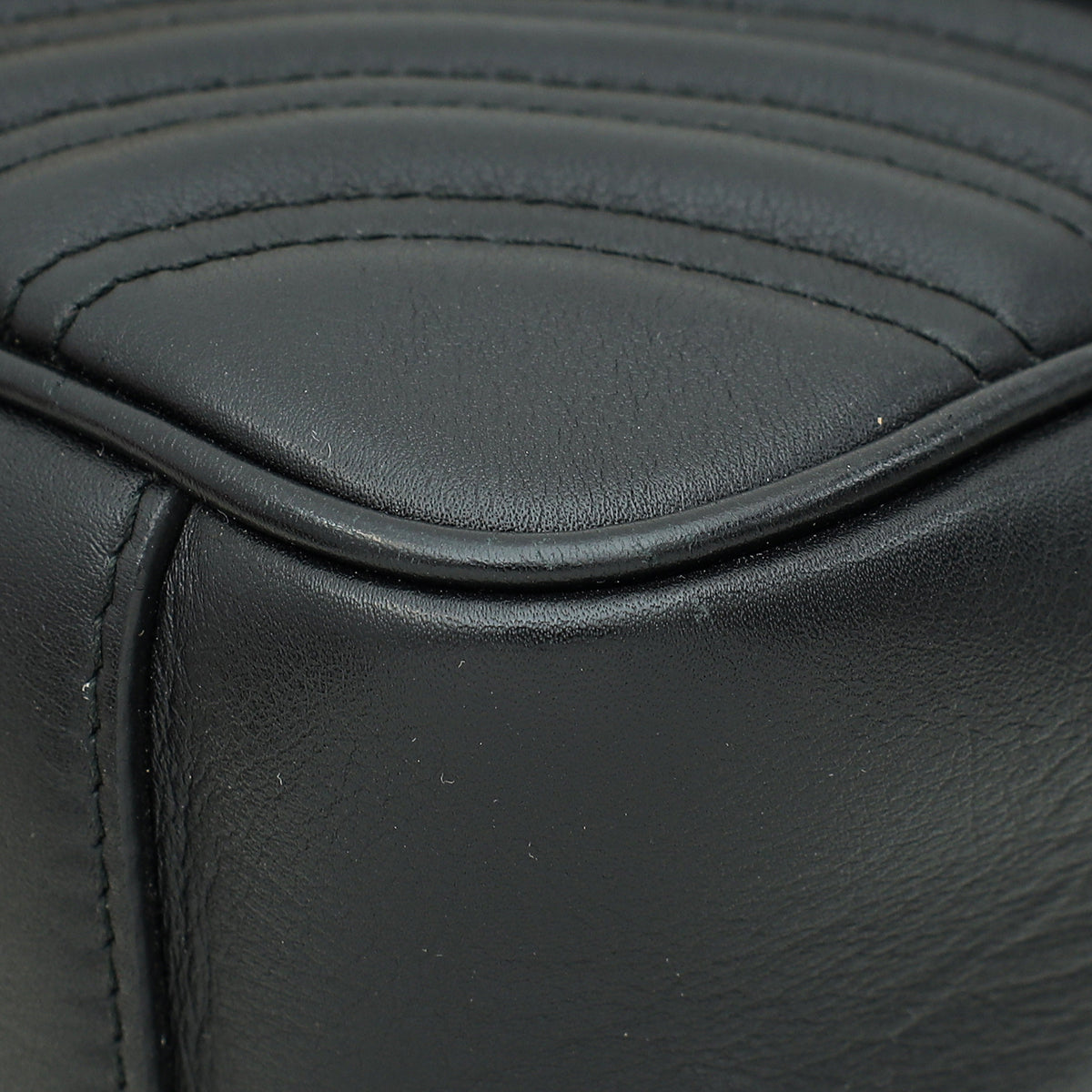Gucci Black GG Marmont Matelasse Small Shoulder Bag