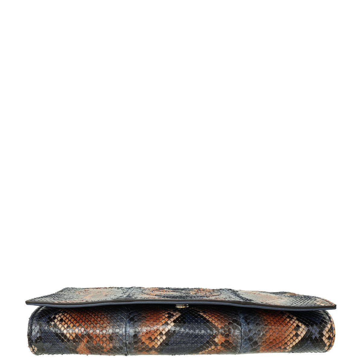 Gucci Bicolor Python Soho Tassel Clutch