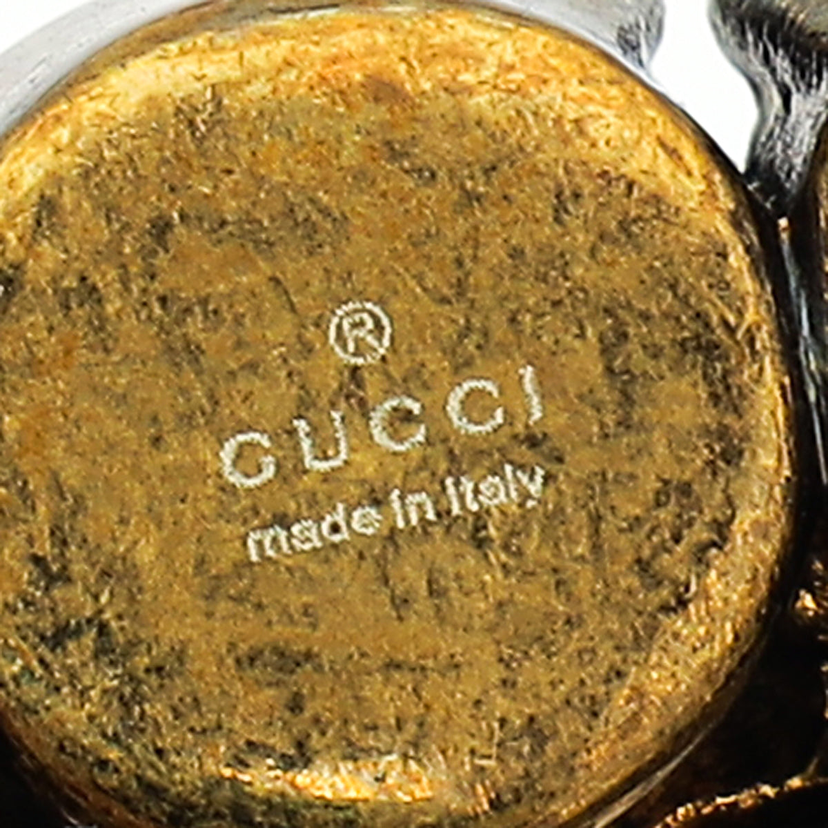 Gucci Gold GG Crystal Brooch