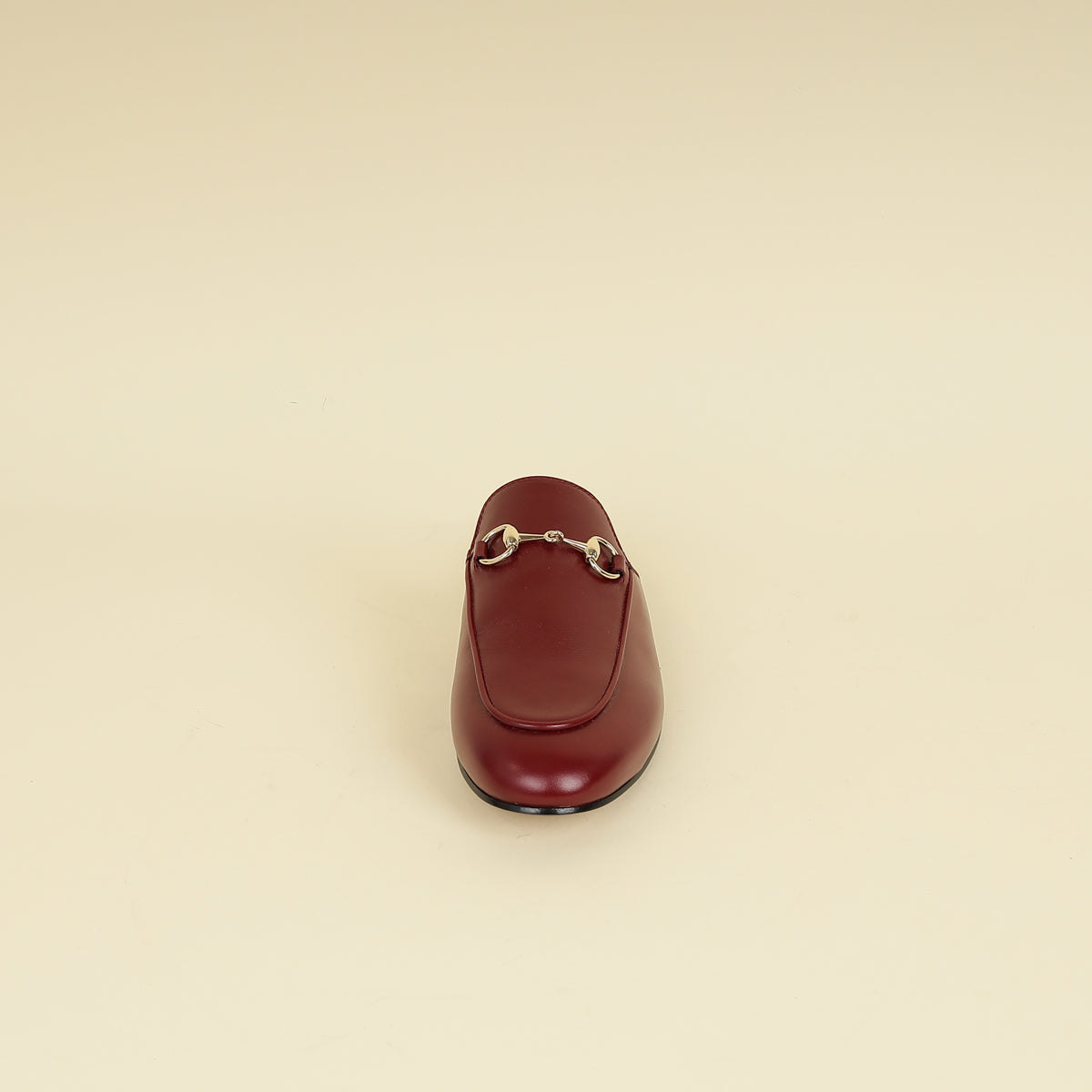 Gucci Burgundy Princetown Mules 36