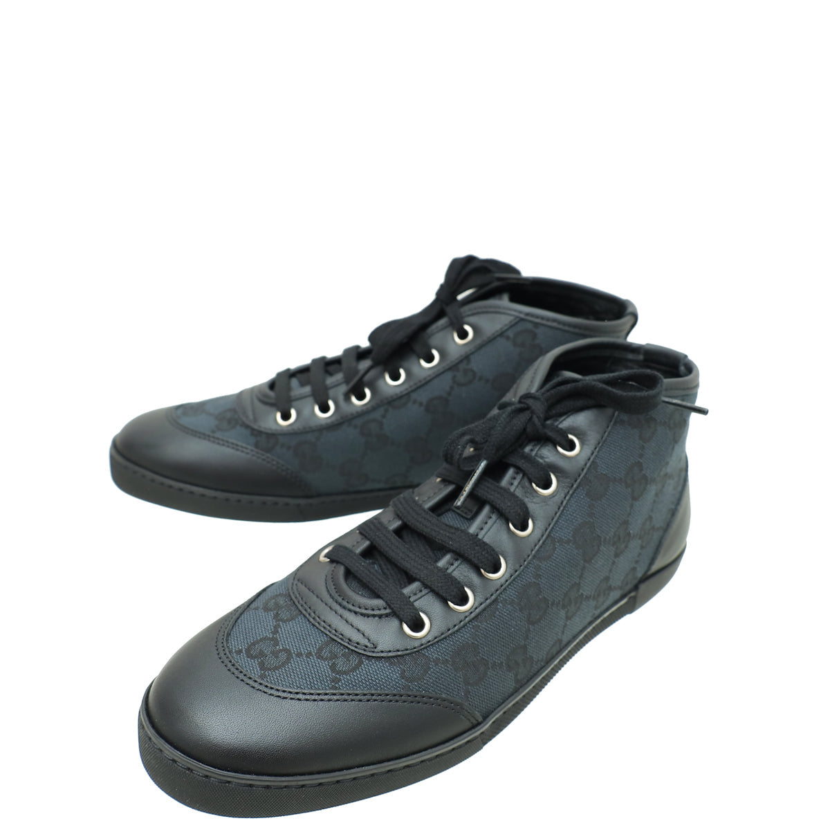 Gucci Black GG High Top Sneaker 37