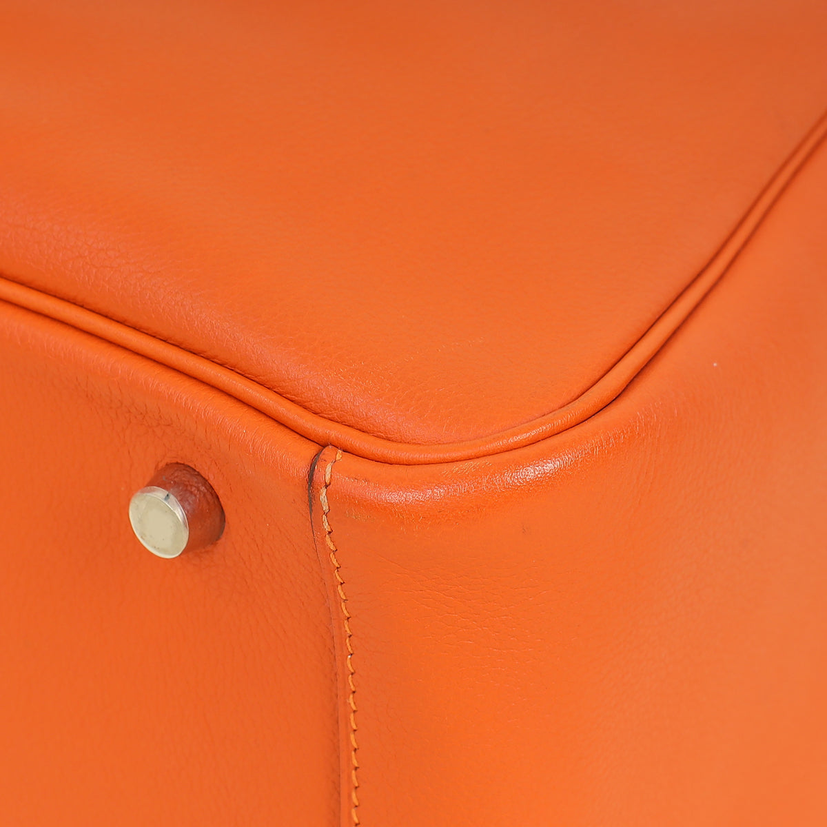 Hermes Orange Lindy 30 Evercolor Bag