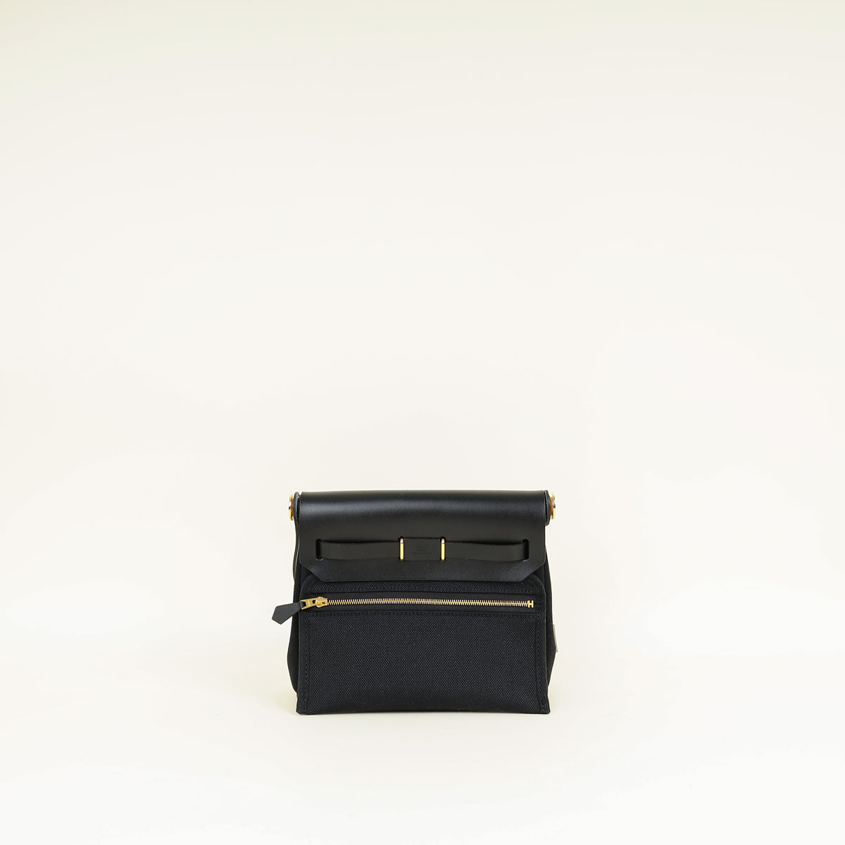 Hermes Noir Herbag Zip 20 Mini Bag