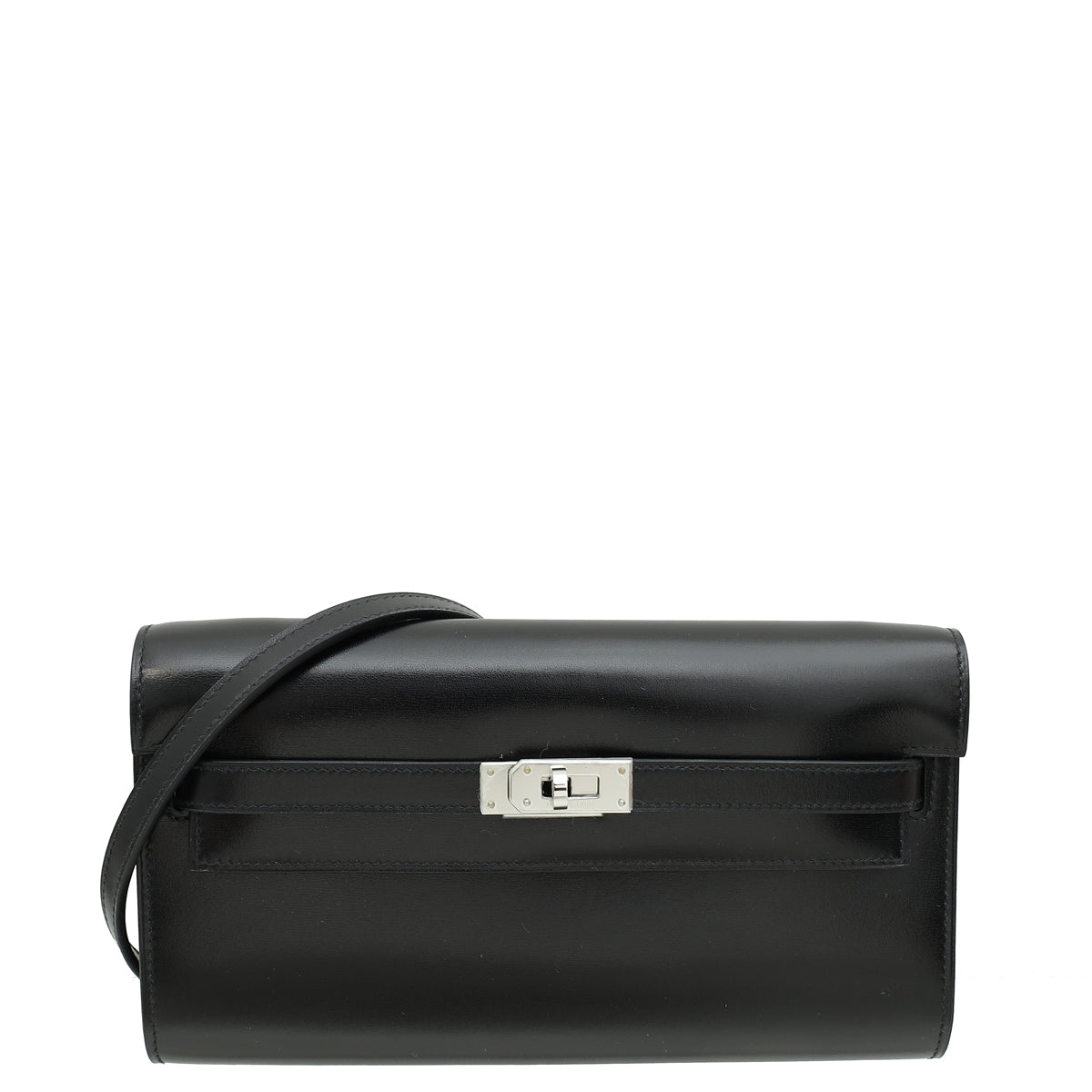 Hermes Noir Kelly Classique To Go Wallet