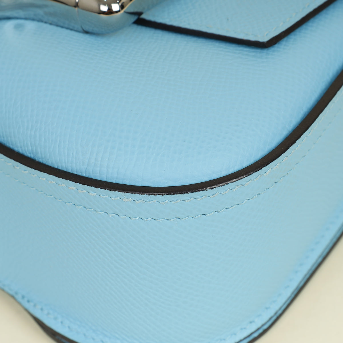 Hermes Blue Celeste Mini Della Cavalleria Bag