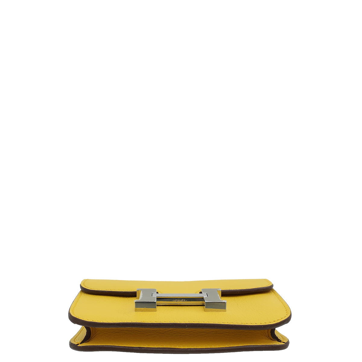 Hermes Bicolor Constance Verso Slim Evercolor Wallet