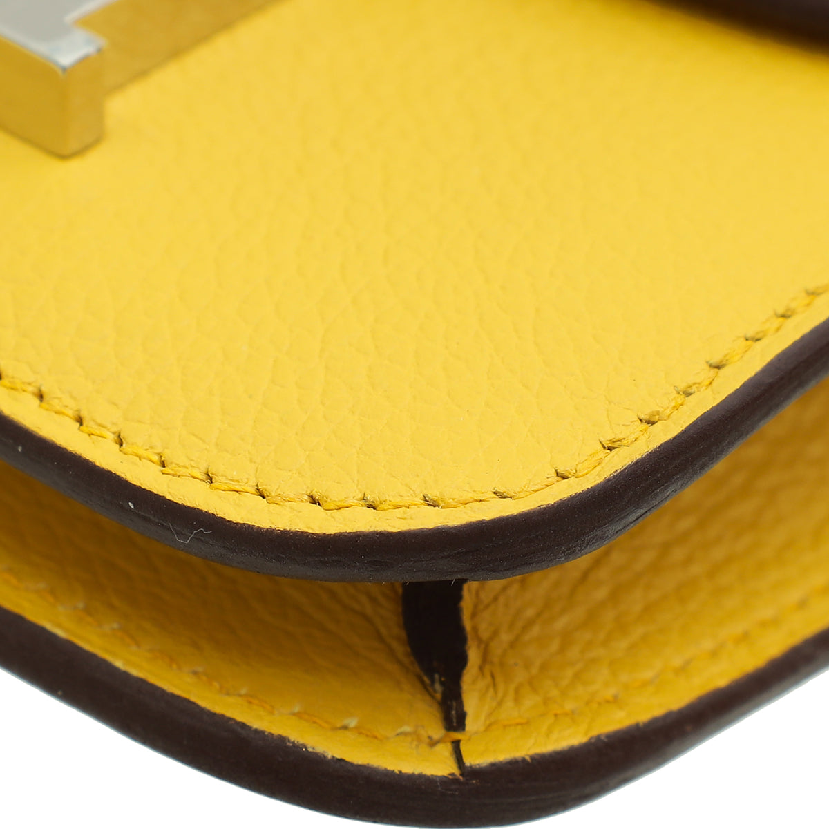 Hermes Bicolor Constance Verso Slim Evercolor Wallet