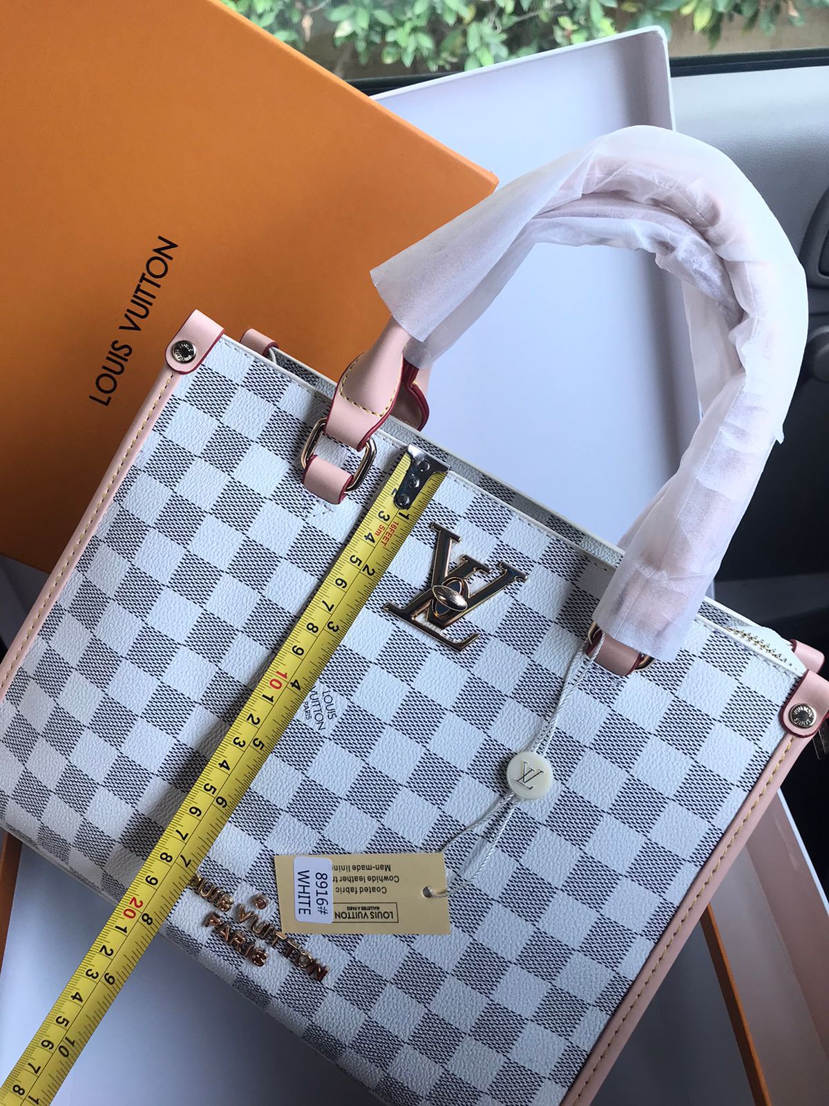 Louis Vuitton Tote Bag with Pouch – Premium Women Bag (Brown-2)