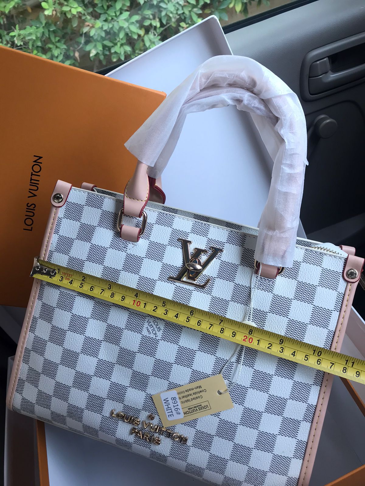 Louis Vuitton Tote Bag with Pouch – Premium Women Bag (Brown-2)