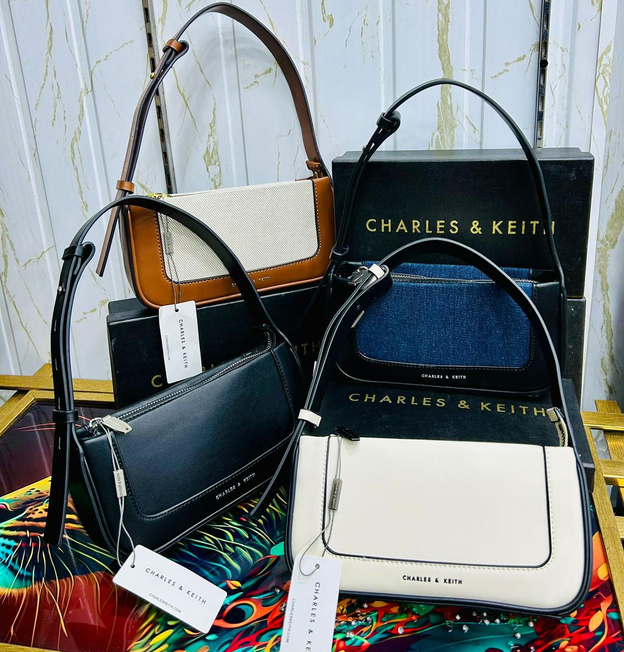 Charles & Keith – Premium Quality (White/black)