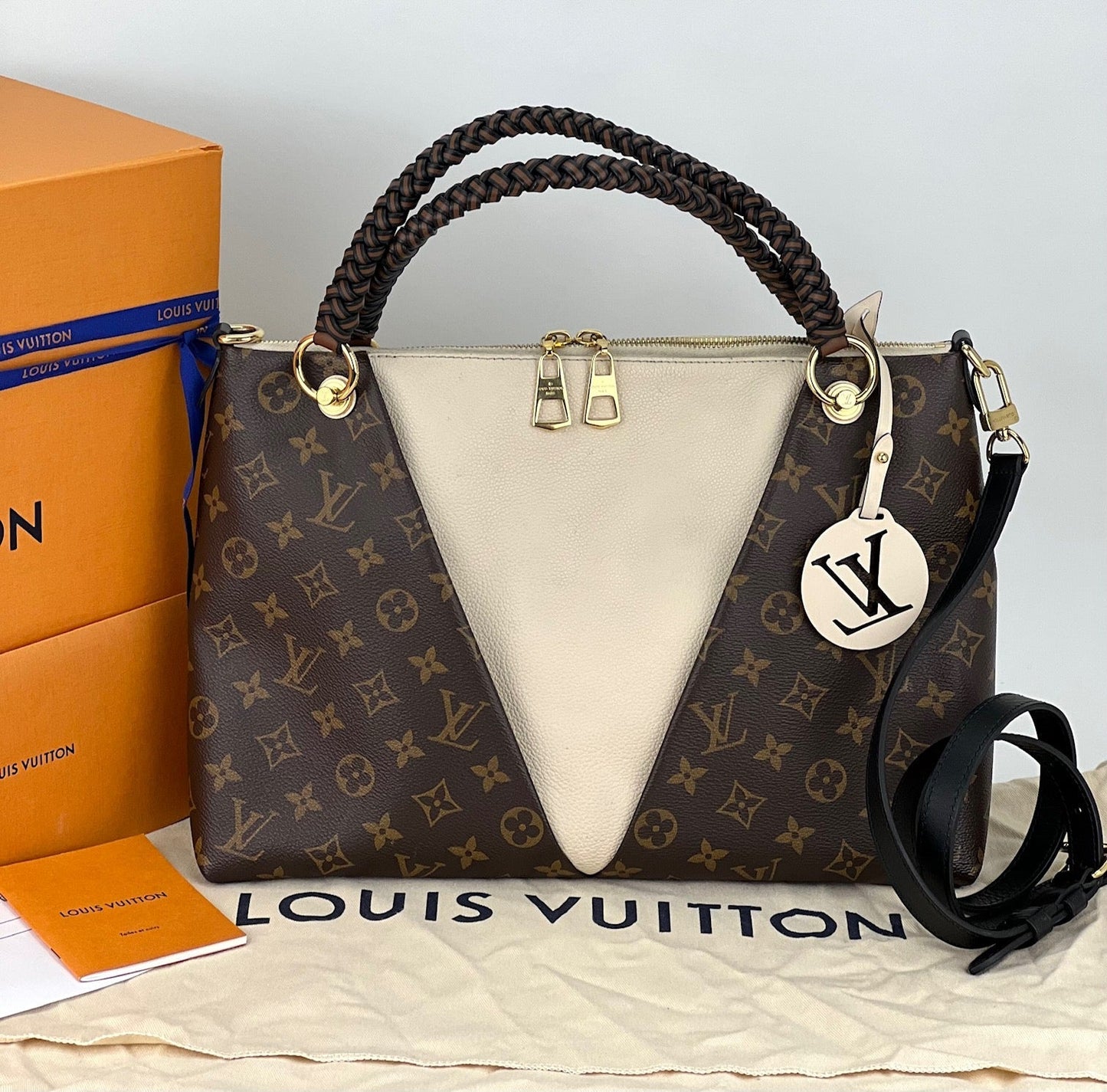 Louis Vuitton Monogram Braided V Tote MM