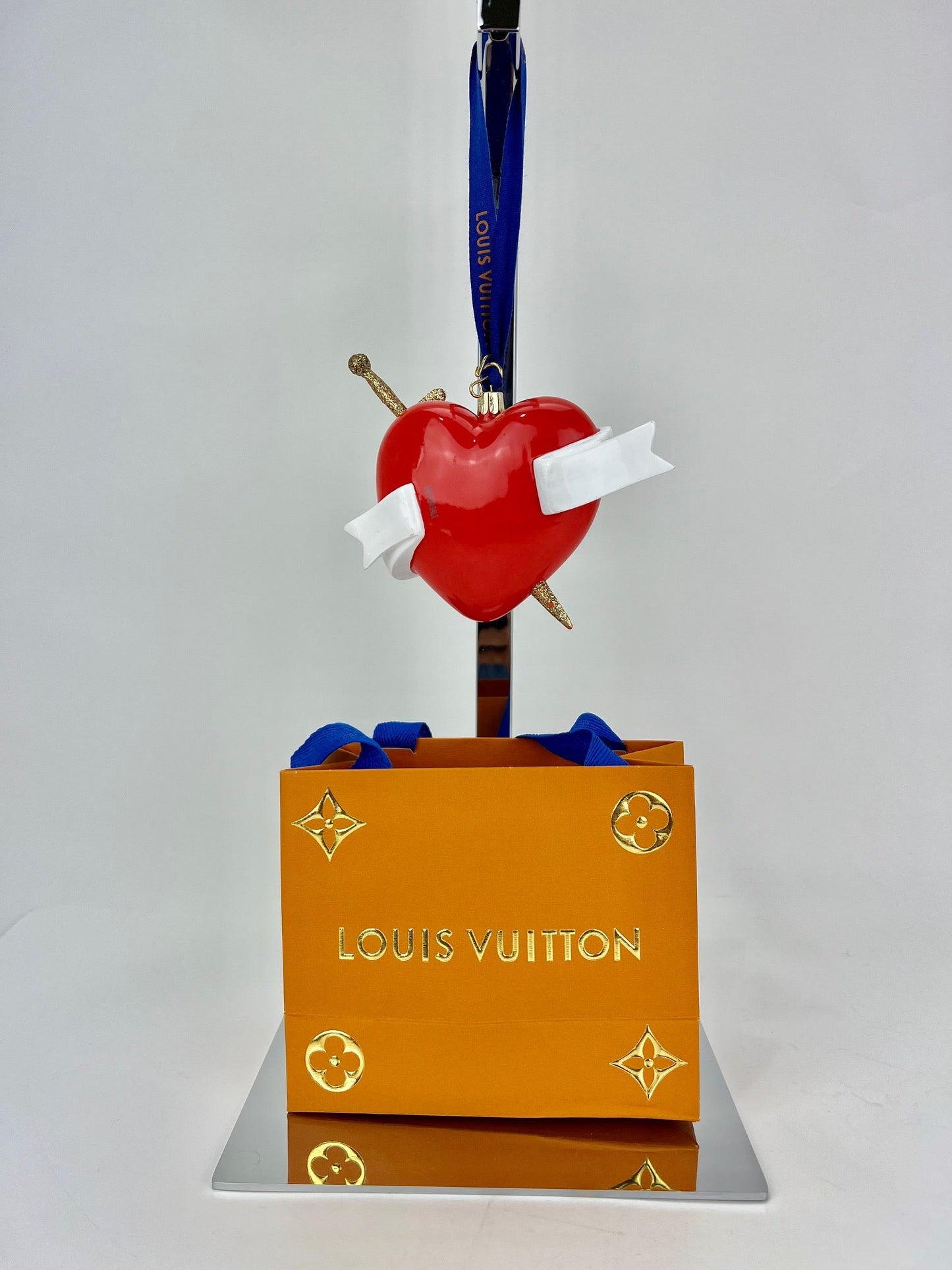 Louis Vuitton Red Heart Ornament