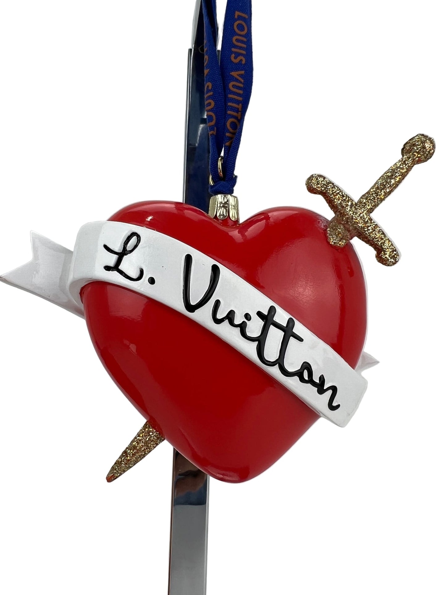 Louis Vuitton Red Heart Ornament
