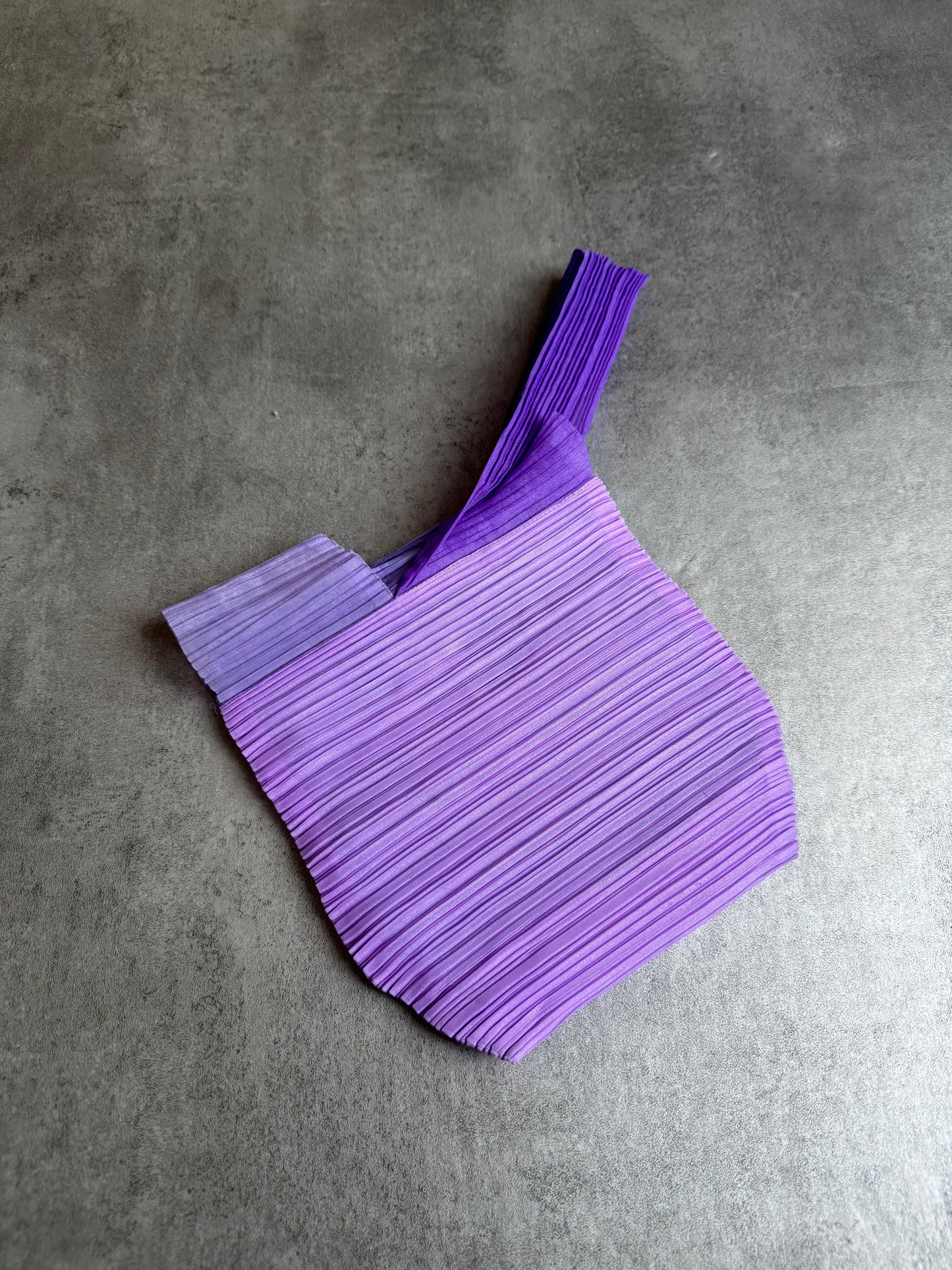 SS2024 Issey Miyake Pleats Please Polyester Purple Tote Bags