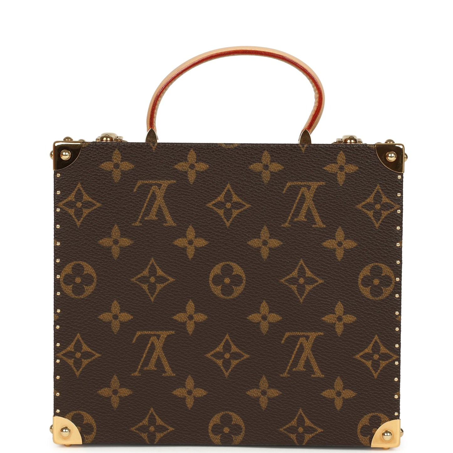 Vintage Louis Vuitton x Takashi Murakami Onion Head Jewelry Trunk Brown Multi Monogram Brass Hardware