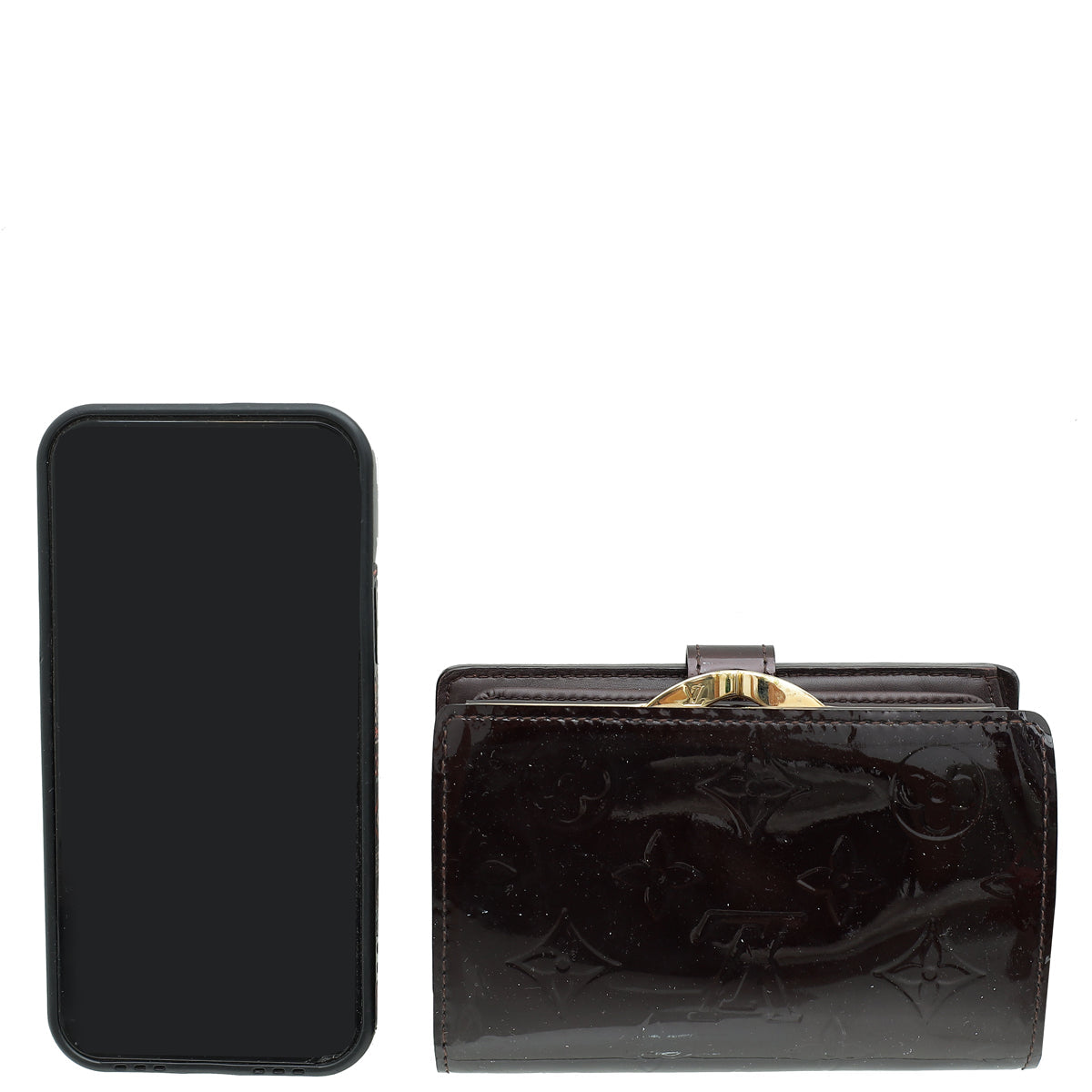 Louis Vuitton Amarante Monogram Vernis French Wallet