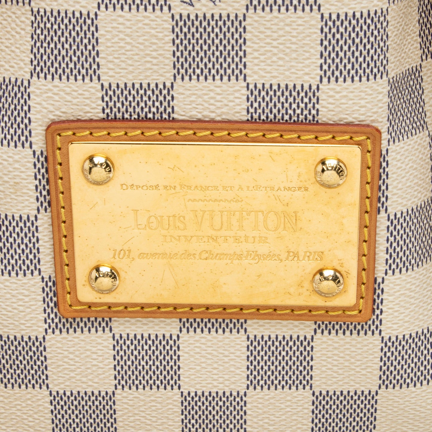 Louis Vuitton Damier Azur Hampstead MM Tote (SHF-YxFohX)