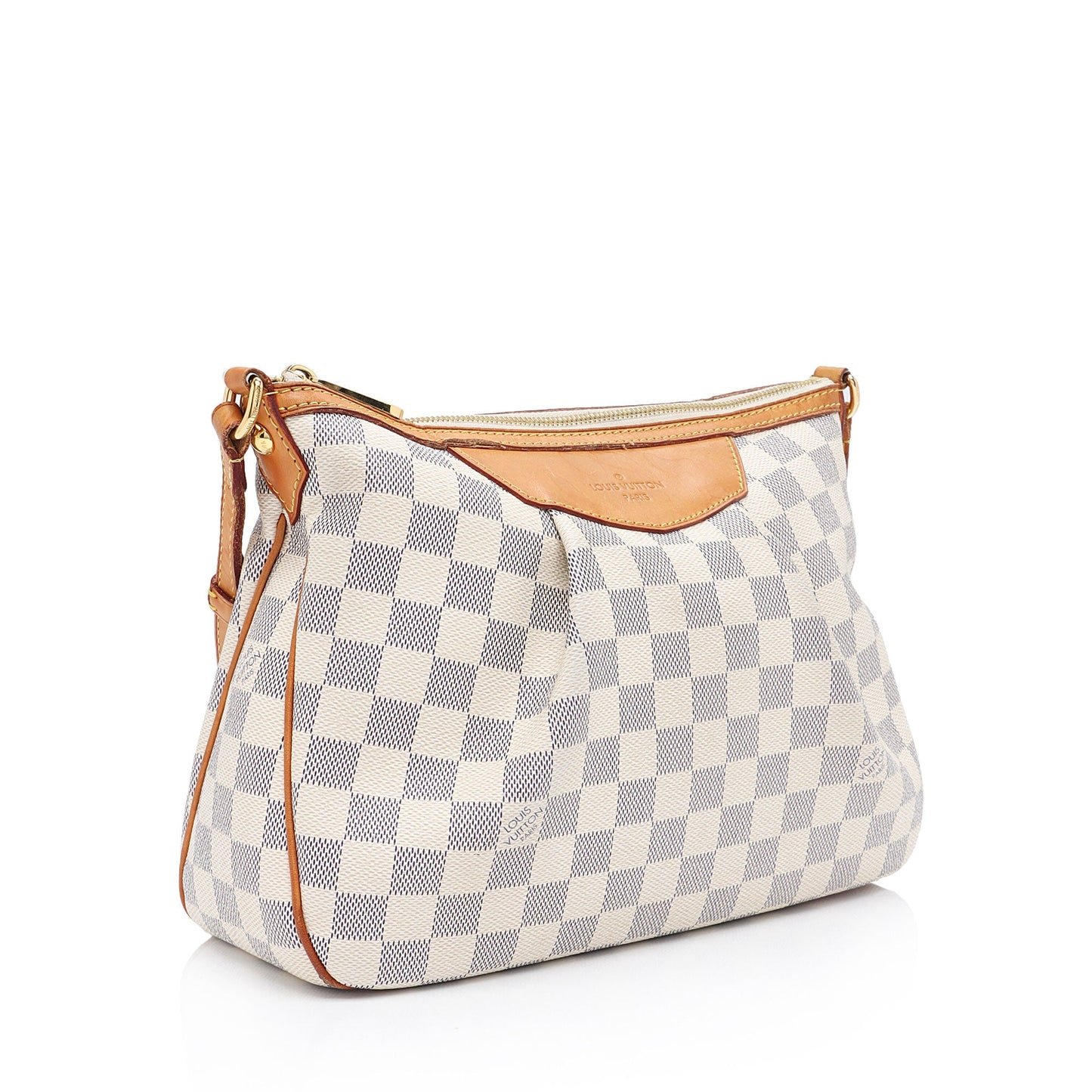 Louis Vuitton Damier Azur Siracusa PM Shoulder Bag (SHF-6FtYE4)