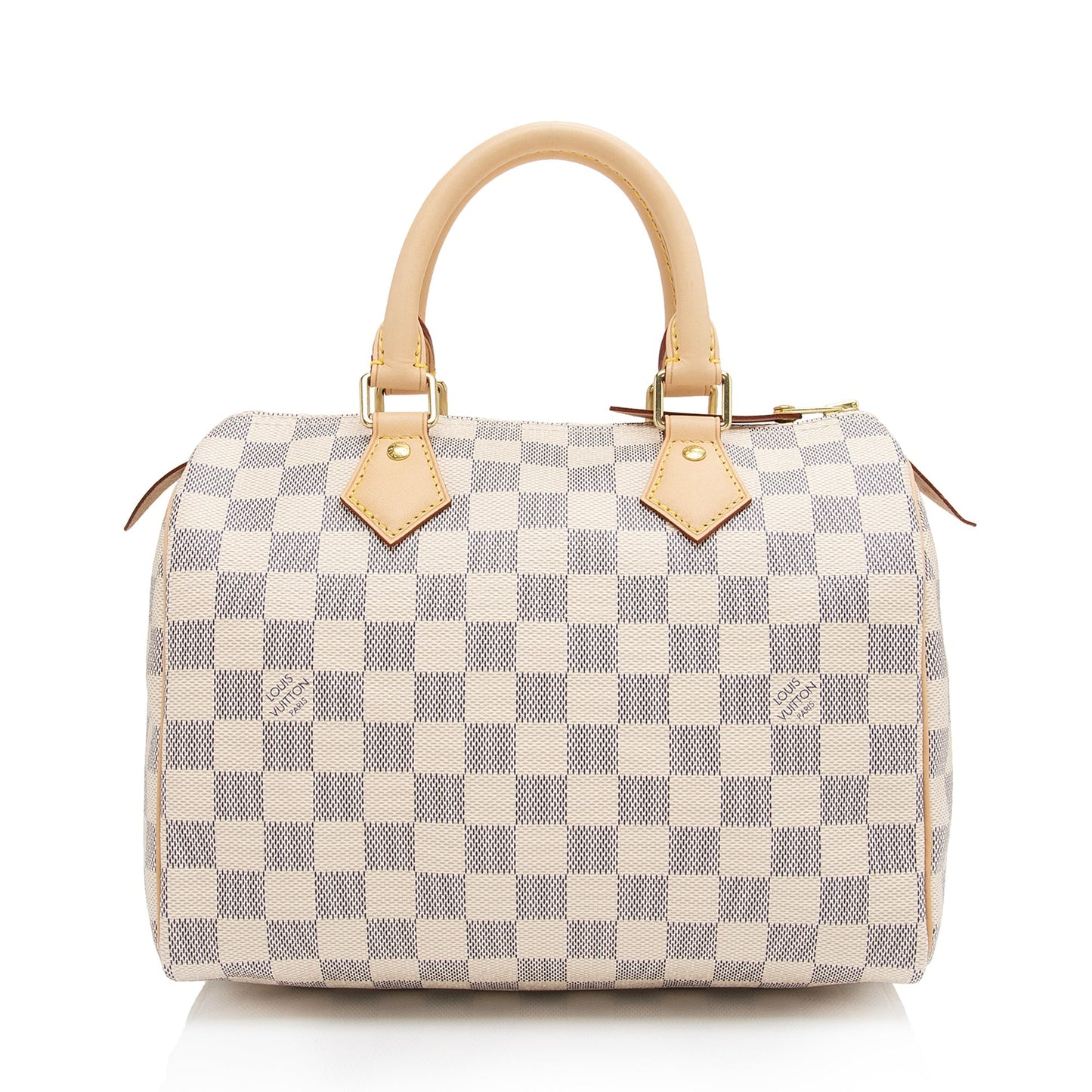 Louis Vuitton Damier Azur Speedy 25 Satchel (SHF-mICLk2)