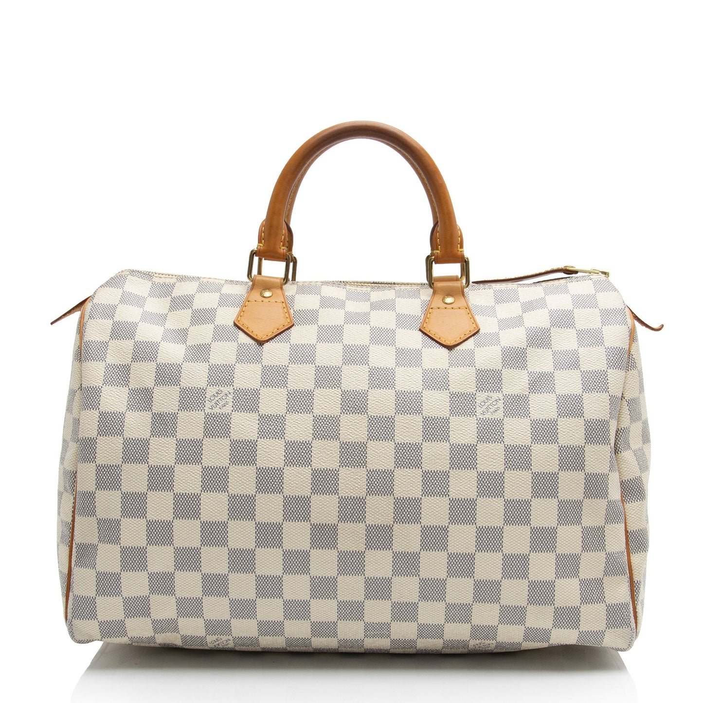 Louis Vuitton Damier Azur Speedy 35 Satchel (SHF-LBu6mk)