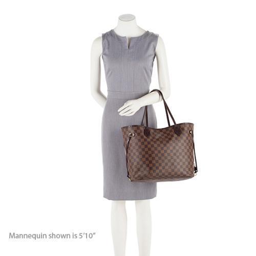 Louis Vuitton Damier Ebene Neverfull MM Tote (SHF-19521)