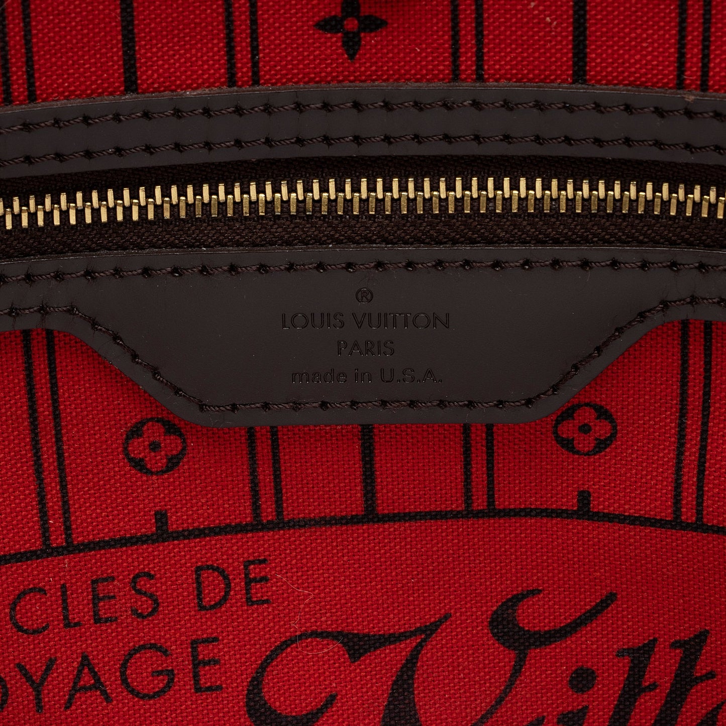 Louis Vuitton Damier Ebene Neverfull MM Tote (SHF-jASFZJ)