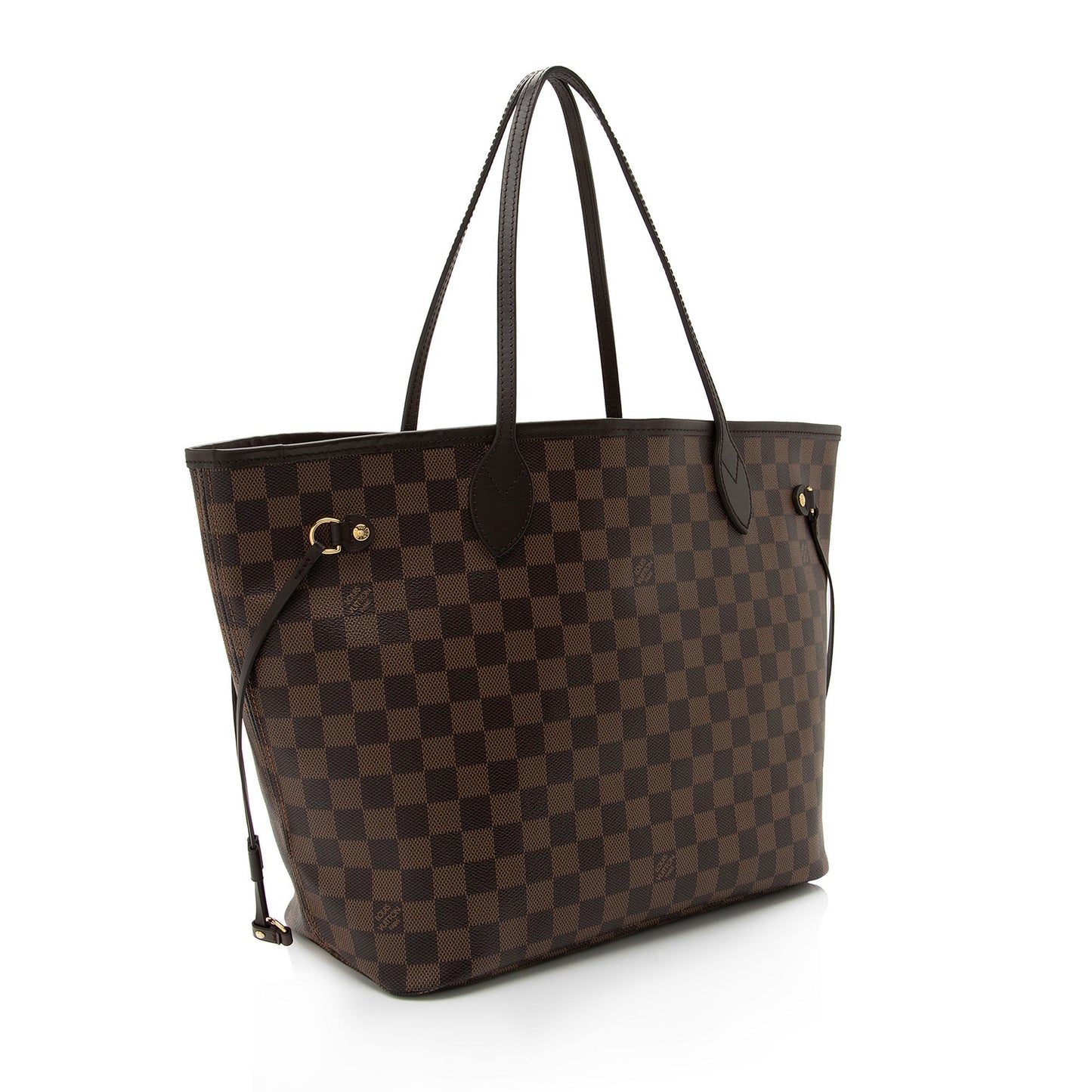 Louis Vuitton Damier Ebene Neverfull MM Tote (SHF-BrNtNW)